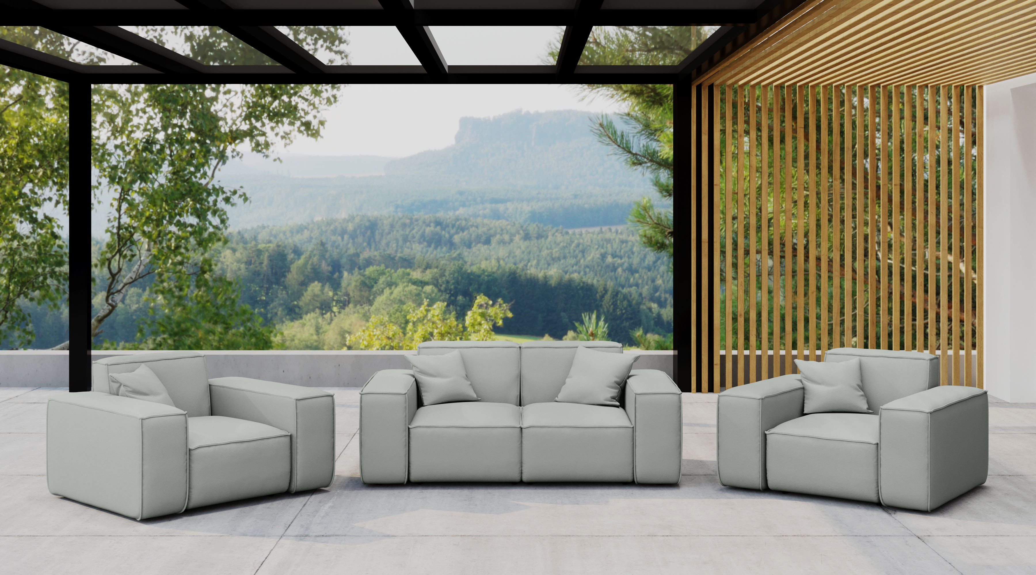 Gartenmöbel-Set PATIO Cement